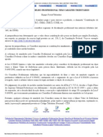 Anuidade de Conselho Profissional Tem Caráter Tributário PDF