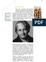 Biografia de Maria Montessori PDF