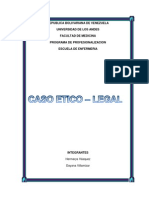 Caso Legal Administracion de Enfermeria