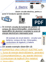Elemente de Circuit Electric Clasa6
