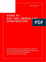 Guide to Soil Nail Design and Construction (GeoGuide 7 Hong Kong)