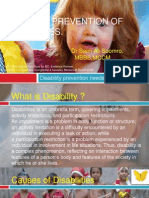 Causes & Prevention of Disabilities