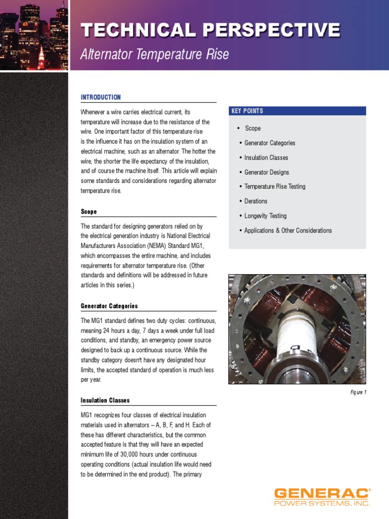 Generac Gen Insulation Class PDF