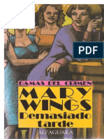 Demasiado Tarde - Mary Wings PDF