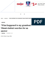 ‘What happened to my grandson?’ Miami student searches for an answer | The Miami Student