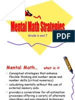 Mental Math Slide Show