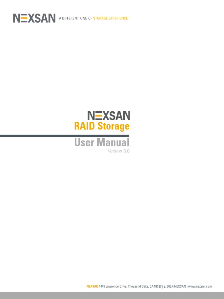 Nexsan RAID Storage User Manual v3 8 PDF Ip Address