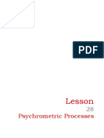 Psychrometric R&AC Lecture 28