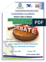 Reporte de Debate