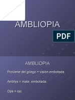 AMBLIOPIA