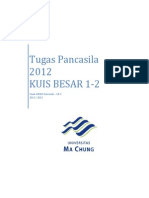 Tugas Pancasila 2012 KUIS BESAR 1-2