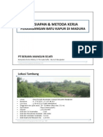 02 Persiapan Dan Metoda Kerja Tambang Kapur PDF