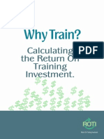 Calculating Return On Investment in Training Work Book