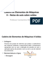 Cadeira de Elementos de Máquinas II - Notas de aula de soldagem.pdf