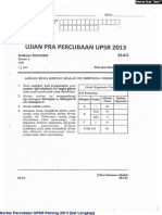 Percubaan UPSR Pahang 2013 BI Kertas 2
