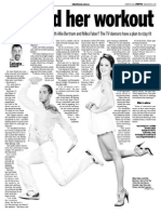 Allie Bertram and Miles Faber, Keeping Fit, Sun Media (May 25, 2009)
