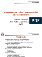 Planeacion Operativa y Programacion en Mantenimiento PDF