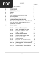 Revised DOEACC A Level SYLLABUS