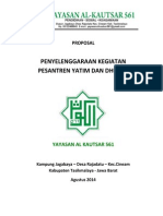 Proposal Pendidikan Pesantren Yatim Dhuafa