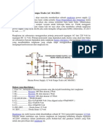 Power Supply Tanpa Trafo