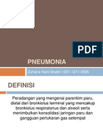 Pneumonia o