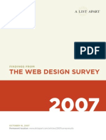 Findings From the Web Design Survey
