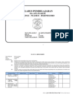 Silabus Al-Qur'an Hadits Kelas X Semester Ganjil