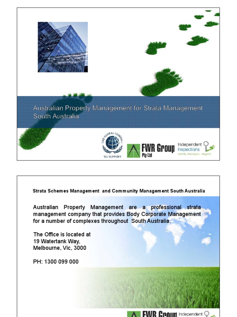 Strata Schemes Management Act South Australia Australian Property ...