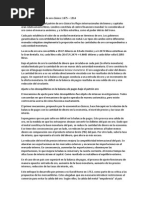 El Periodo Del Patron De Oro Clasico Docx Estandar Dorado Balance De Pagos