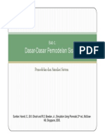 1 SimMod - Dasar Permodelan Sistem