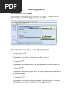 ABAP Debugging Techniques Make Settings For The New Debugger