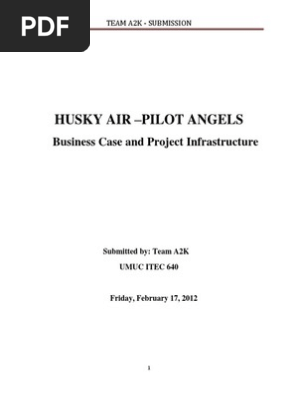 Business case husky air picture