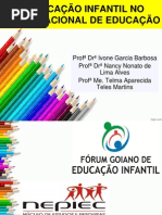 A EDUCAÇÃO IFNANTIL NO PNE _LIMITES E POSSIBILIDADES.2ppt.ppt