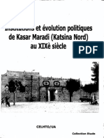 Institutions Et Evolution Politiques de KASAR MARADI PDF