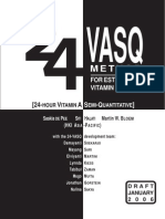 24-VASQ Method for Estimating Vitamin A Intake