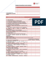 Informe Pedagógico Sexto Básico