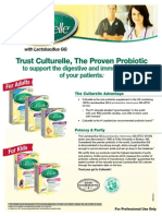 Trust Culturelle, The Proven Probiotic: To Support The Digestive and Immune Health of Your Patients