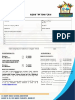 4th Convention Registration Form
