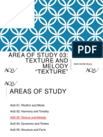 areas of study texture