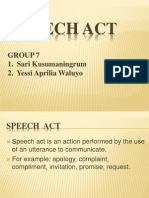 Speech Act Pragmatik Kelompok 7