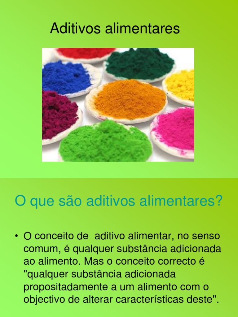 Guia Completo sobre Aditivos Alimentares | PDF