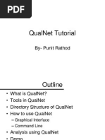 Qualnet Tutorial | PDF | Network Topology | Computer Network