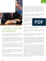 "A Saúde e o Sucesso Das Empresas", Revista Link Setembro 2012