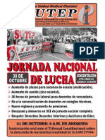 Jornada Nacional de Lucha 30-10-2014