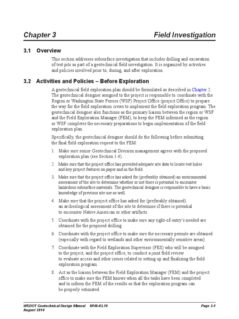 Field Investigation | PDF | Resource Conservation And Recovery Act ...