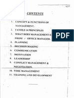 Concept and Functions of Management