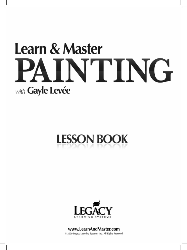 Painting Lesson Book PDF Oil Painting Visual Arts