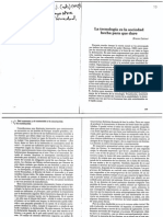 Bruno Latour, (1991) "La Tecnología Es La Sociedad Hecha para Que Dure"