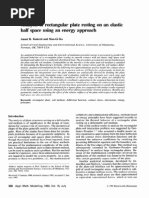 Analysis of Rectangular Plate Resting On An Elastic PDF