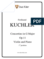 Kuchler Concertino Op.11